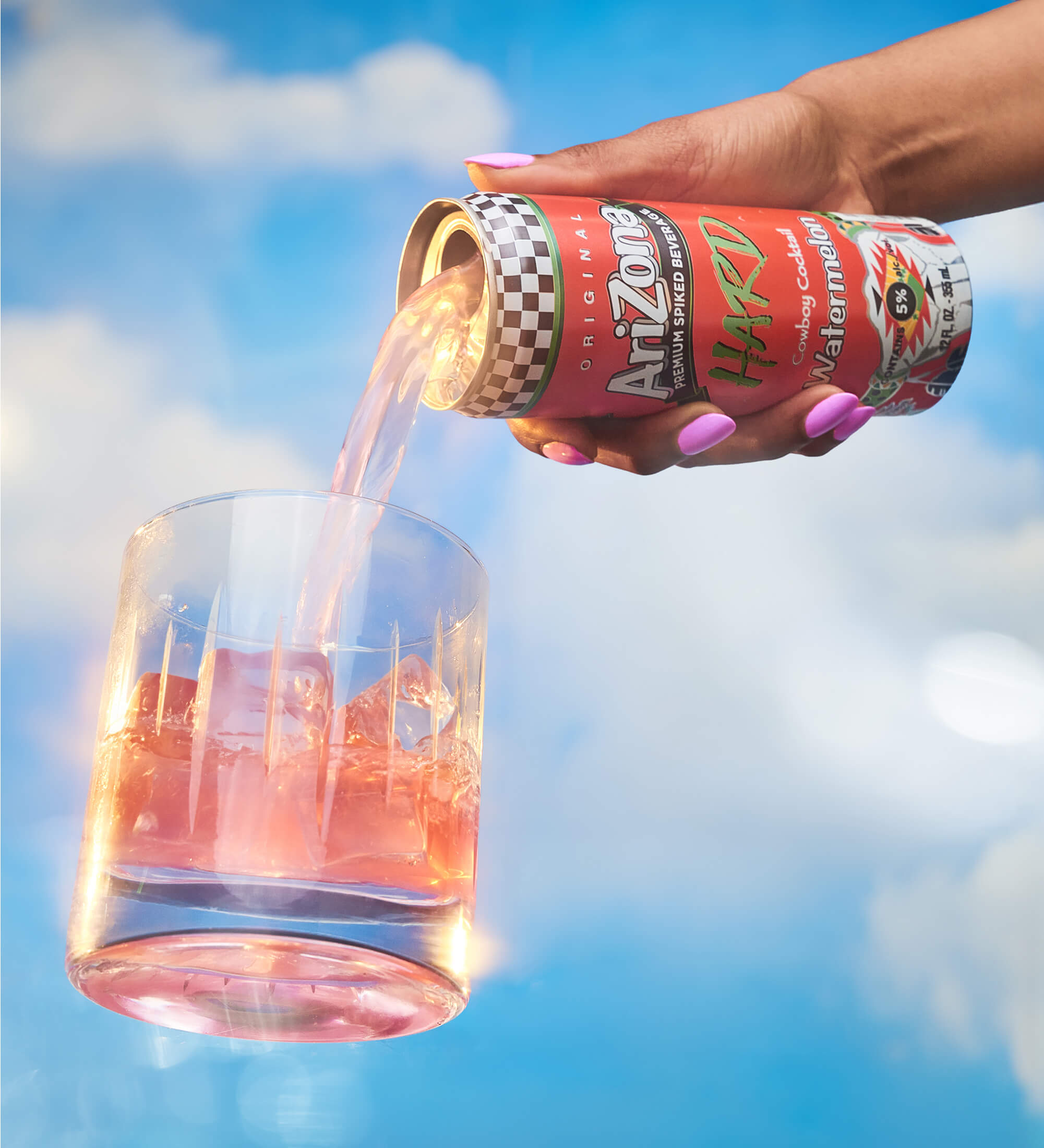 Watermelon AZ Hard 12 oz Lifestyle