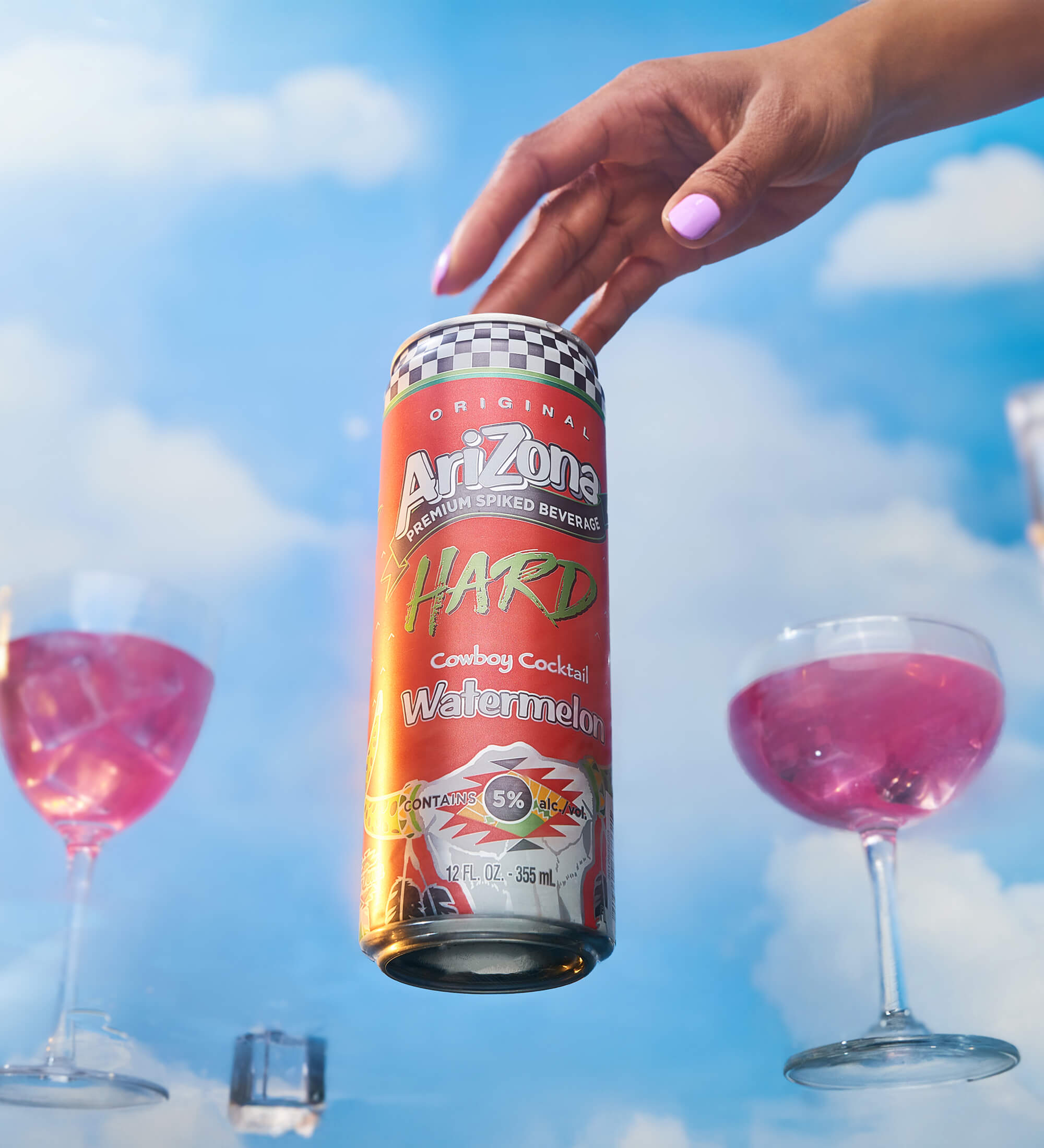 Watermelon AZ Hard 12 oz Lifestyle