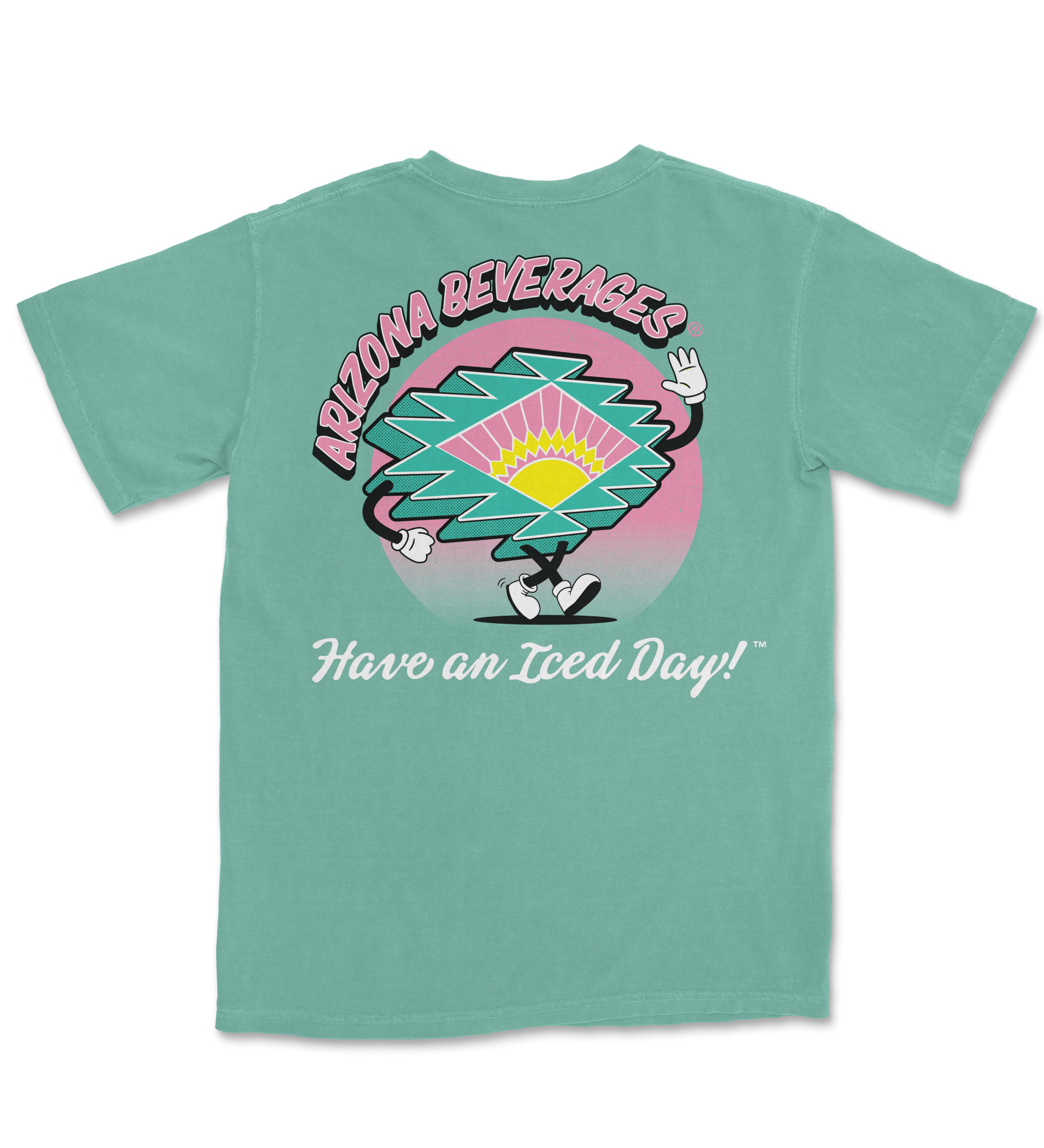 Waving Sun T-shirt Back View