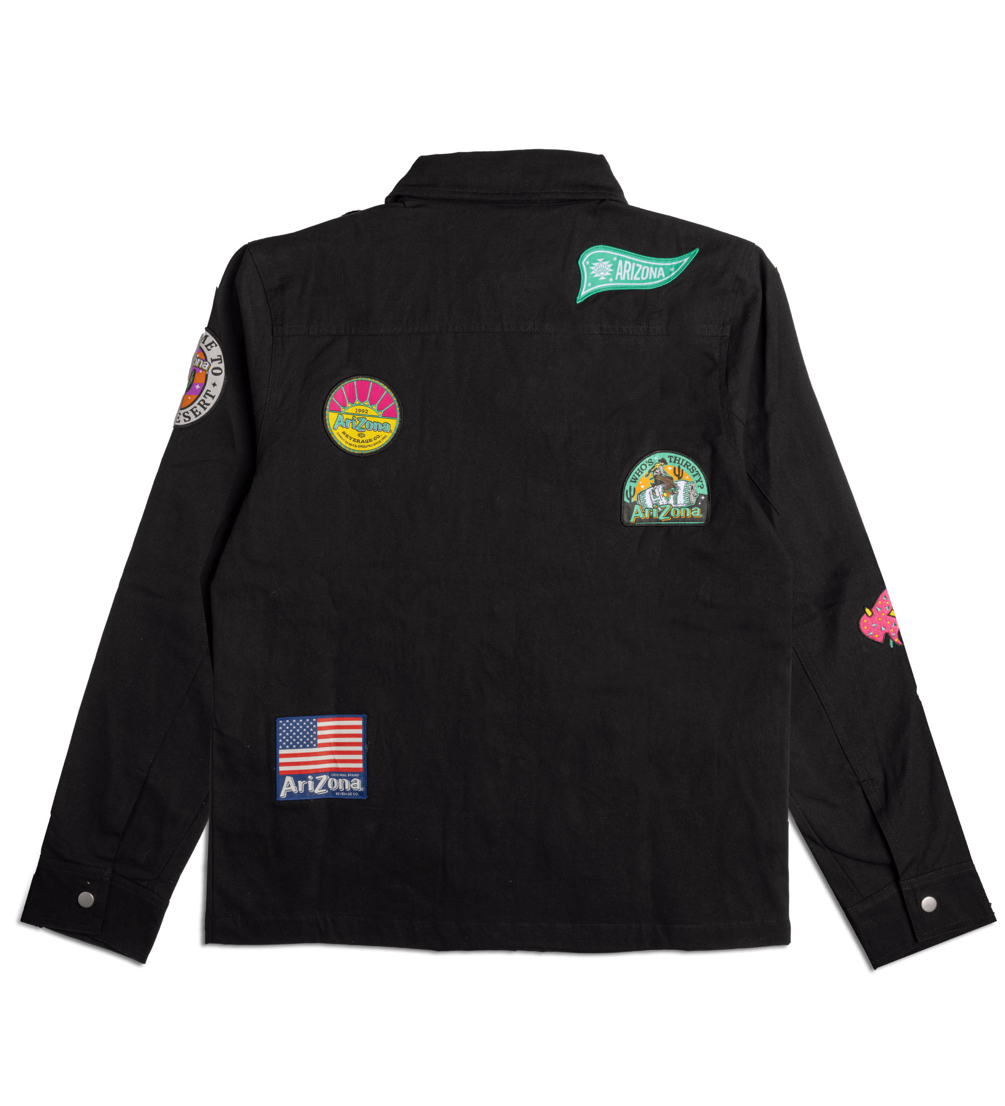 Black Heritage Work Shirt Back Image