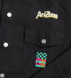 Black Heritage Work Shirt Front Close -up Image
