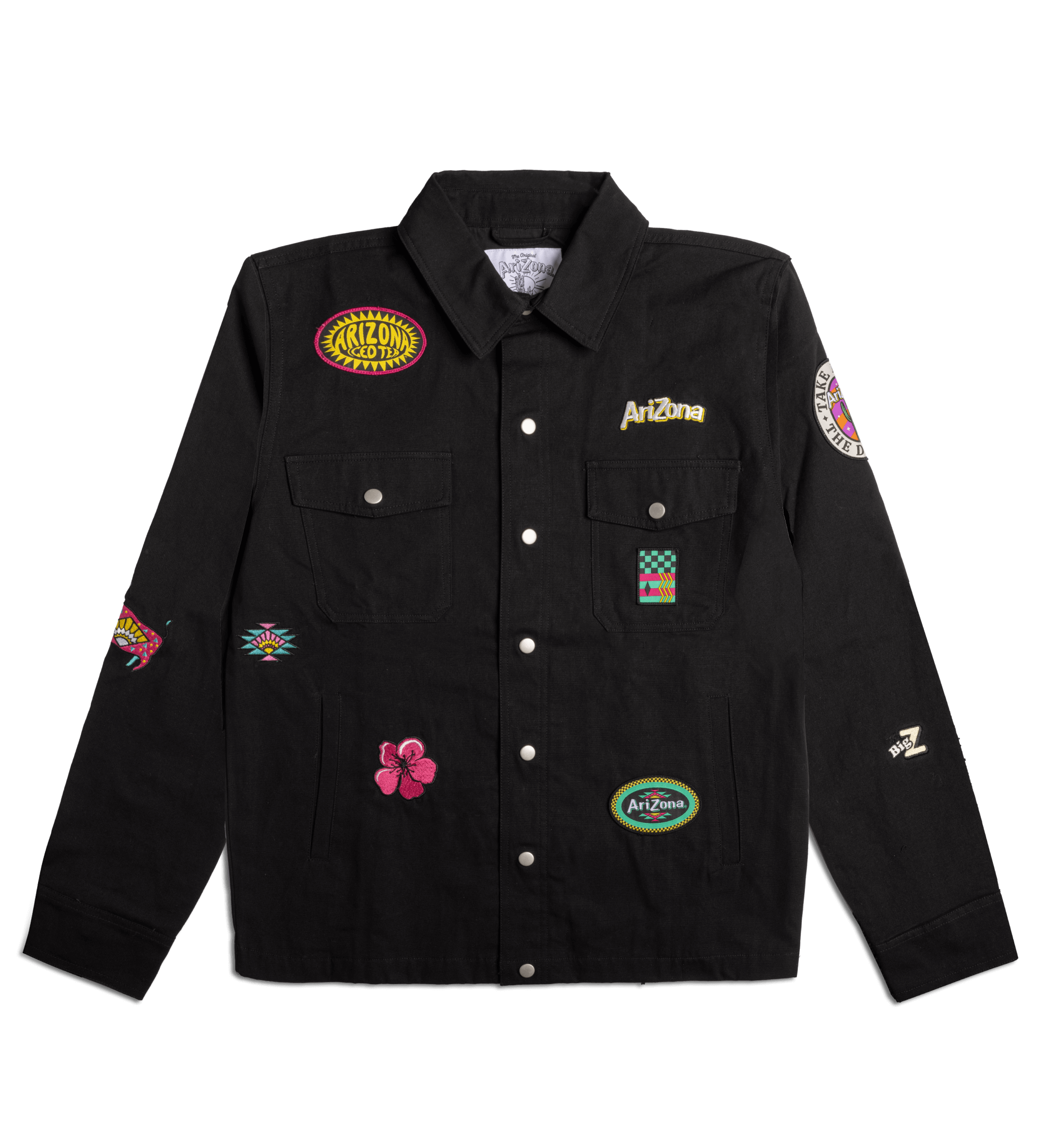 Black Heritage Work Shirt Front Image