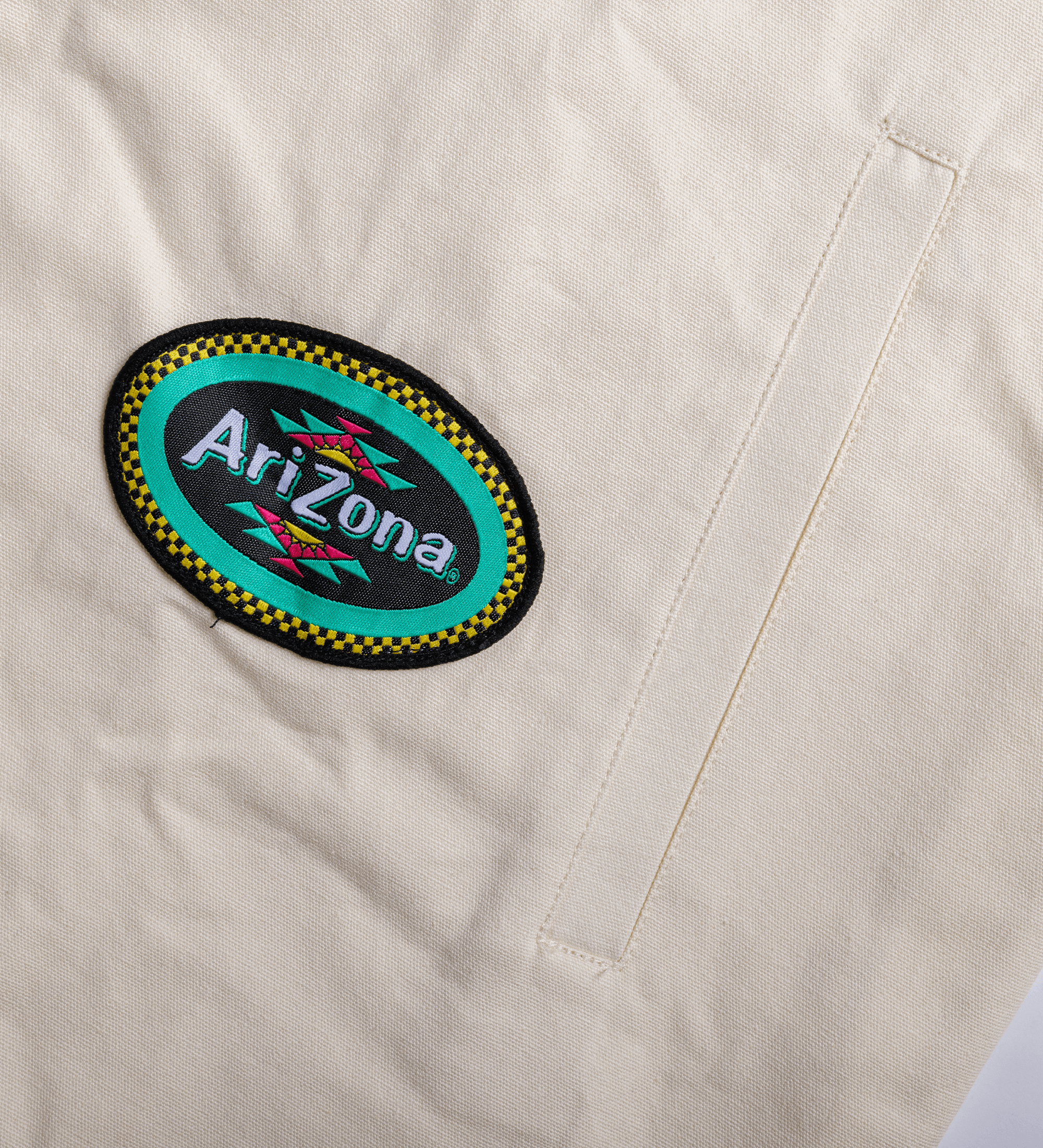 Ivory Heritage Work Shirt Front Close-up Image