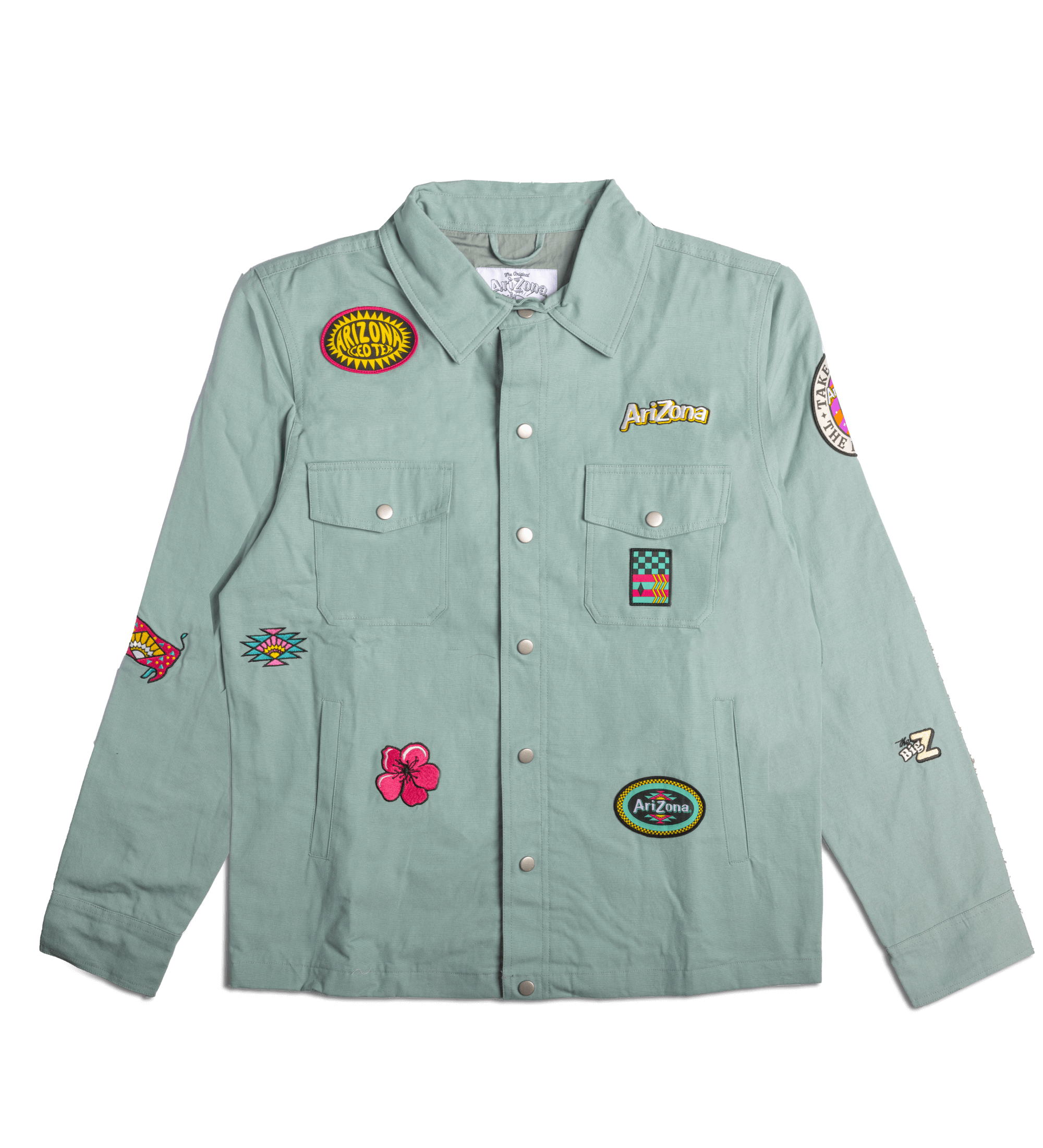 Teal Heritage Work Shirt Front Image