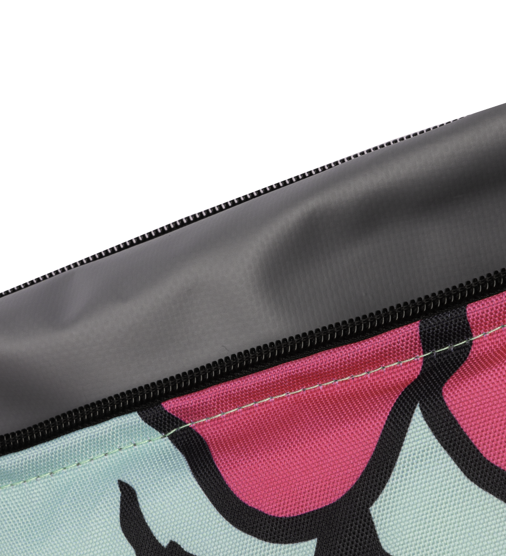 Teal & Pink Cherry Blossom Cooler Bag