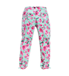 Teal & Pink Cherry Blossom Cotton Sweatpants