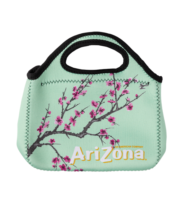 Green Tea Handle Lunch Bag