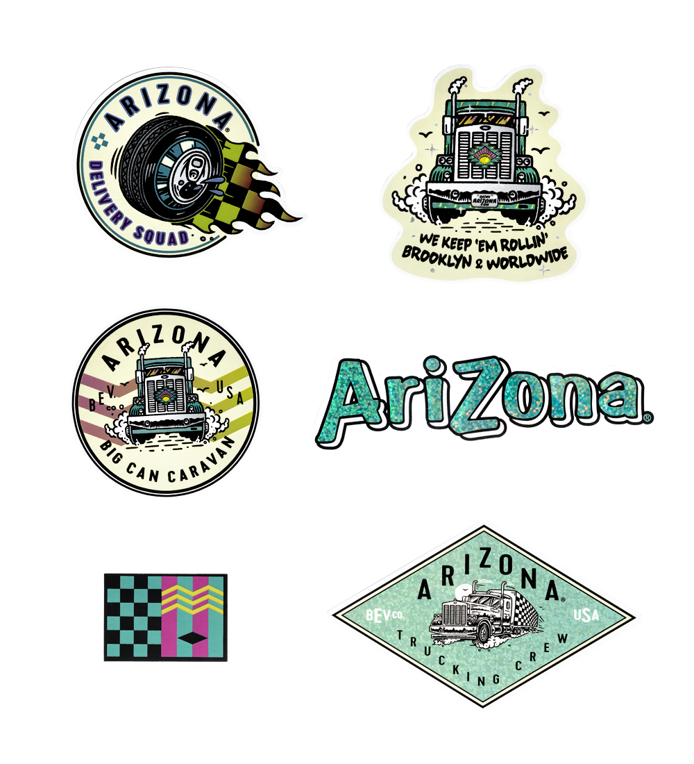 AriZona Trucker Sticker Pack