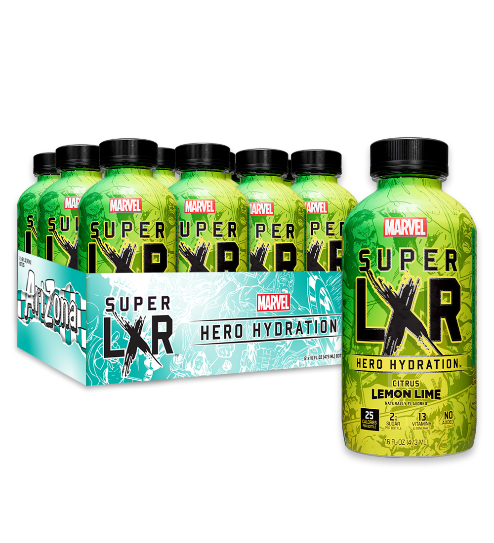 Super LXR Hero Hydration - Citrus Lemon Lime 12 Pack