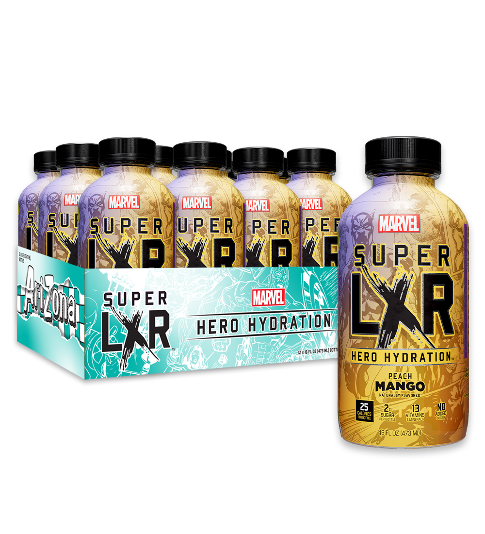 Super LXR Hero Hydration - Peach Mango 12 Pack