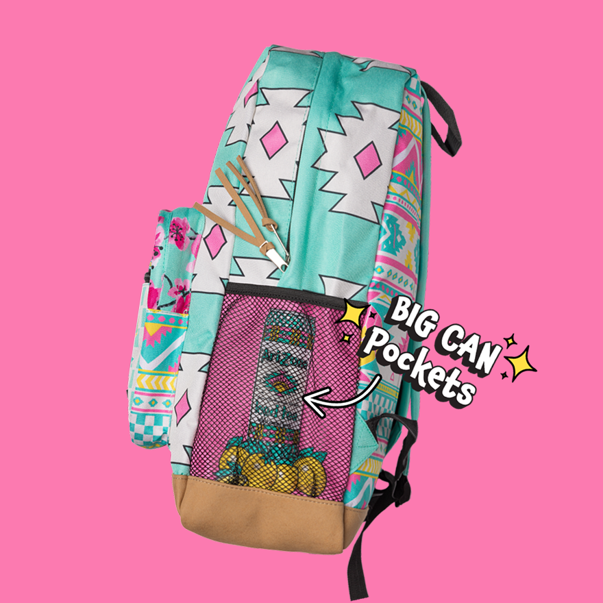 Aztec backpack side pocket image