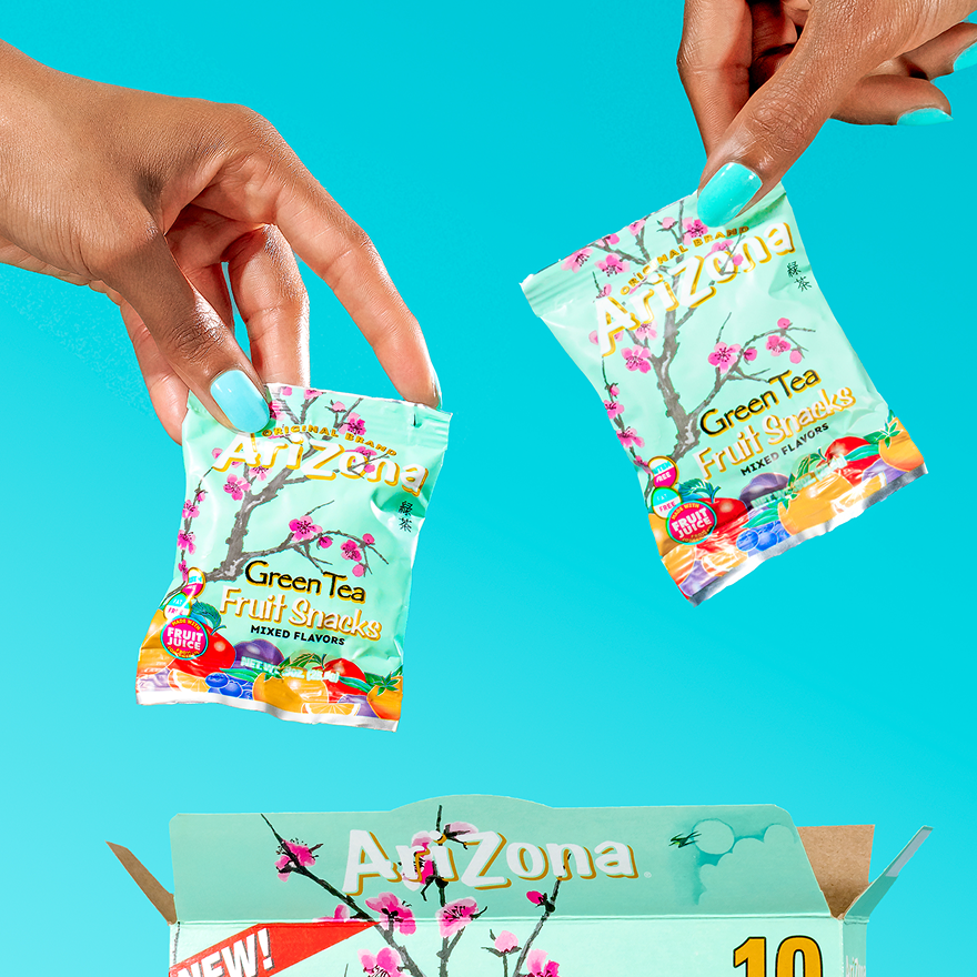 Green tea fruit snacks