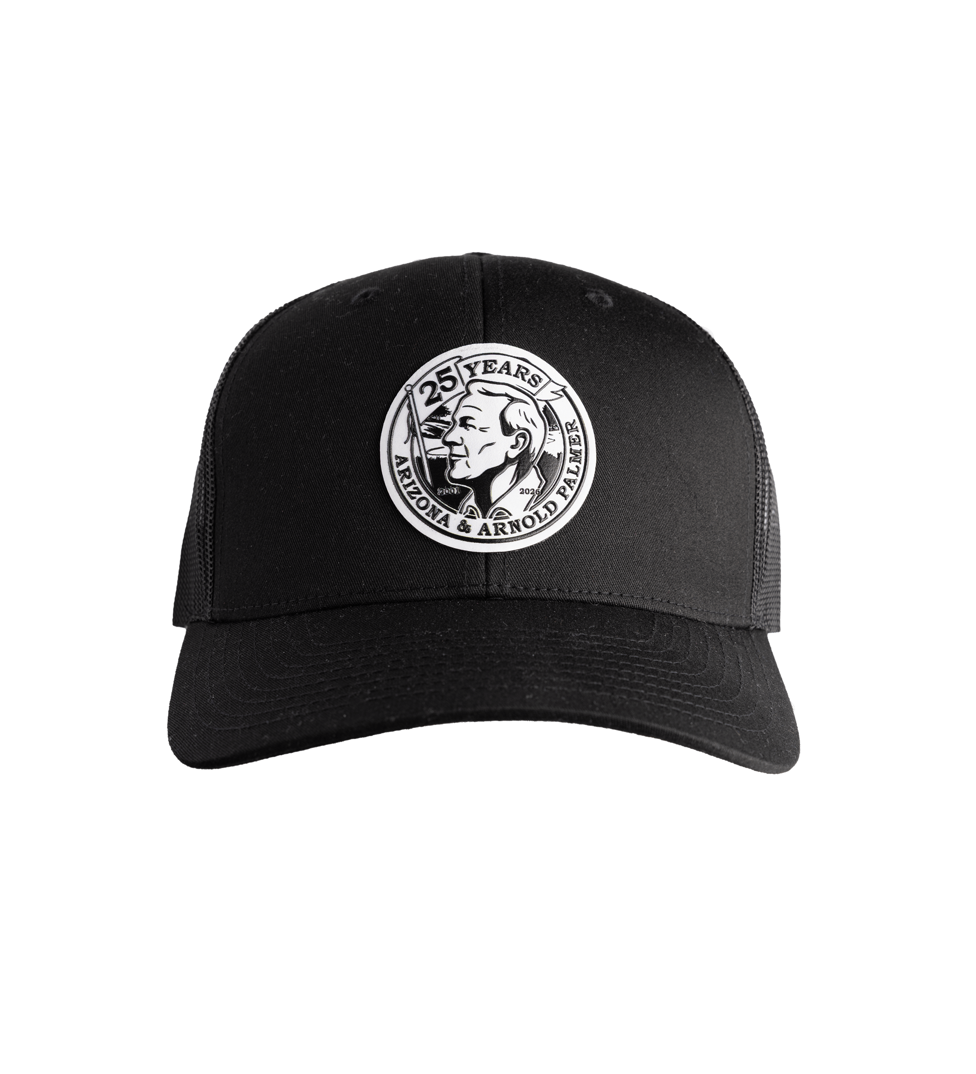 Black AP 25 Snapback Trucker Hat