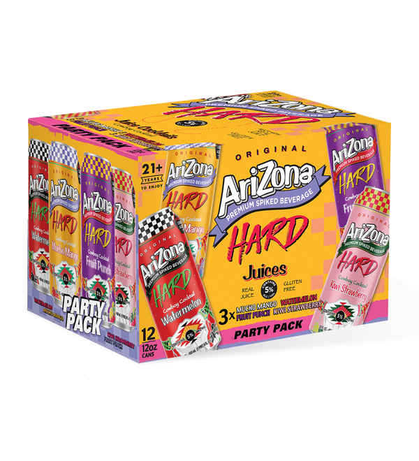 Hard Juice Cocktail 12-Count Party Variety Pack | 12 oz.  / 12-pack