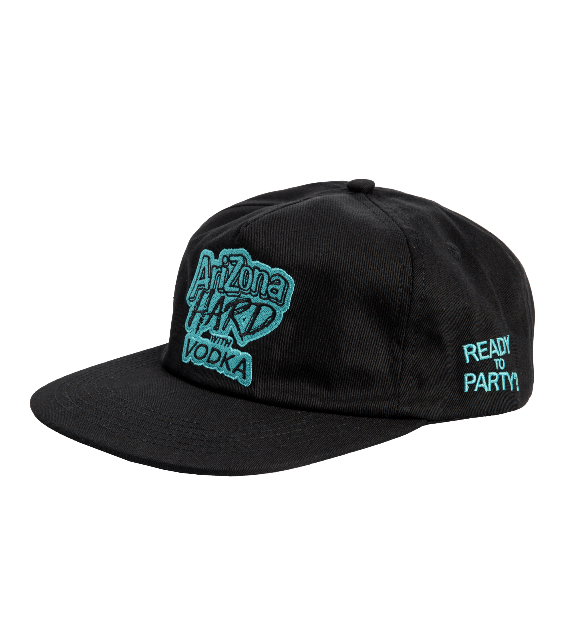AriZona Hard Vodka Black & Teal Snapback Hat