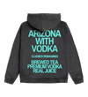 AriZona Hard with Vodka Charcoal & Teal Hoodie