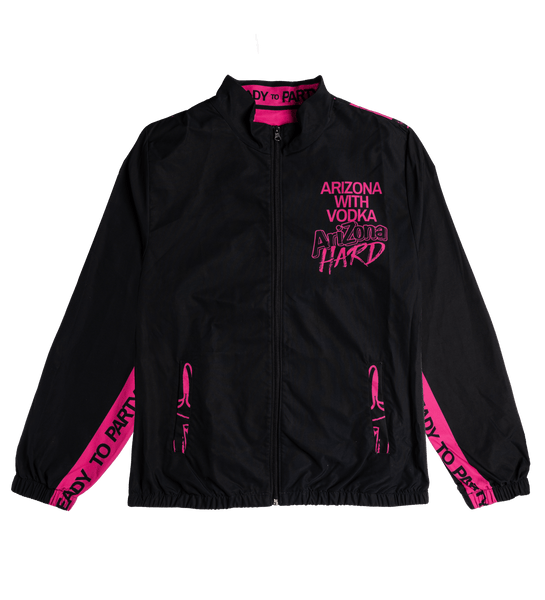 AriZona Hard Vodka Black & Pink Windbreaker Jacket – DrinkAriZona