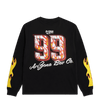 Black Flame Long-Sleeve T-Shirt