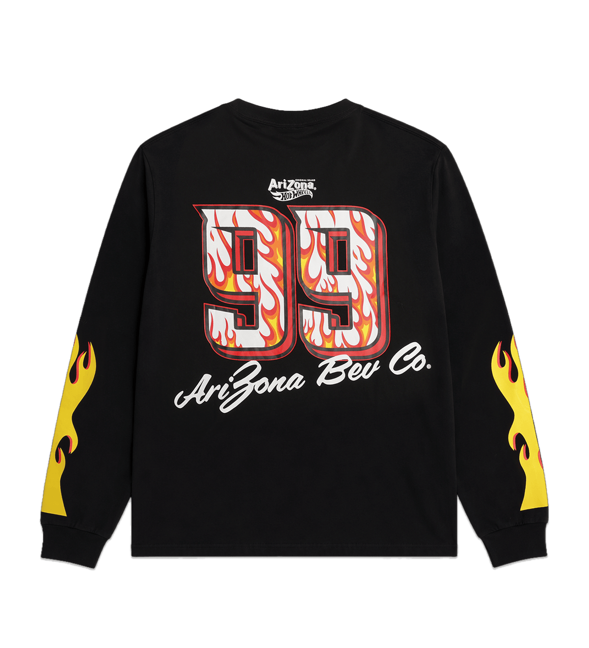 Black Flame Long-Sleeve T-Shirt