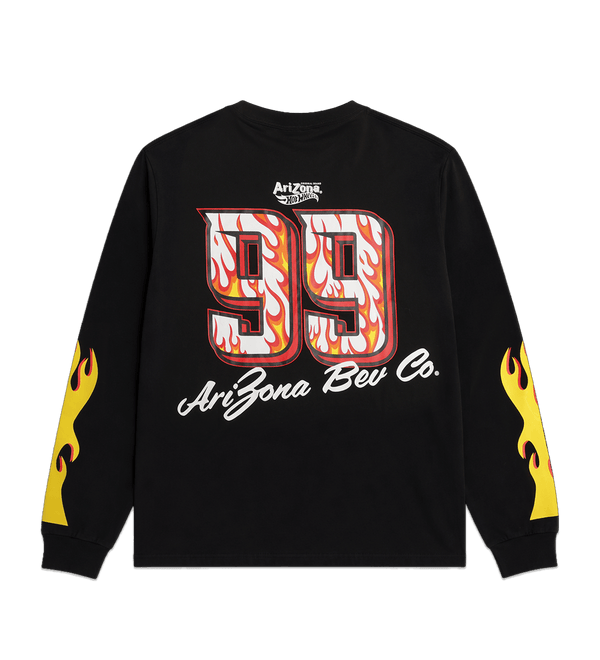 Black Flame Long-Sleeve T-Shirt