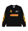 Black Flame Long-Sleeve T-Shirt