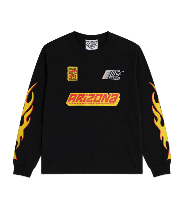 Black Flame Long-Sleeve T-Shirt