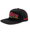 Black & Red Racing Snapback Hat