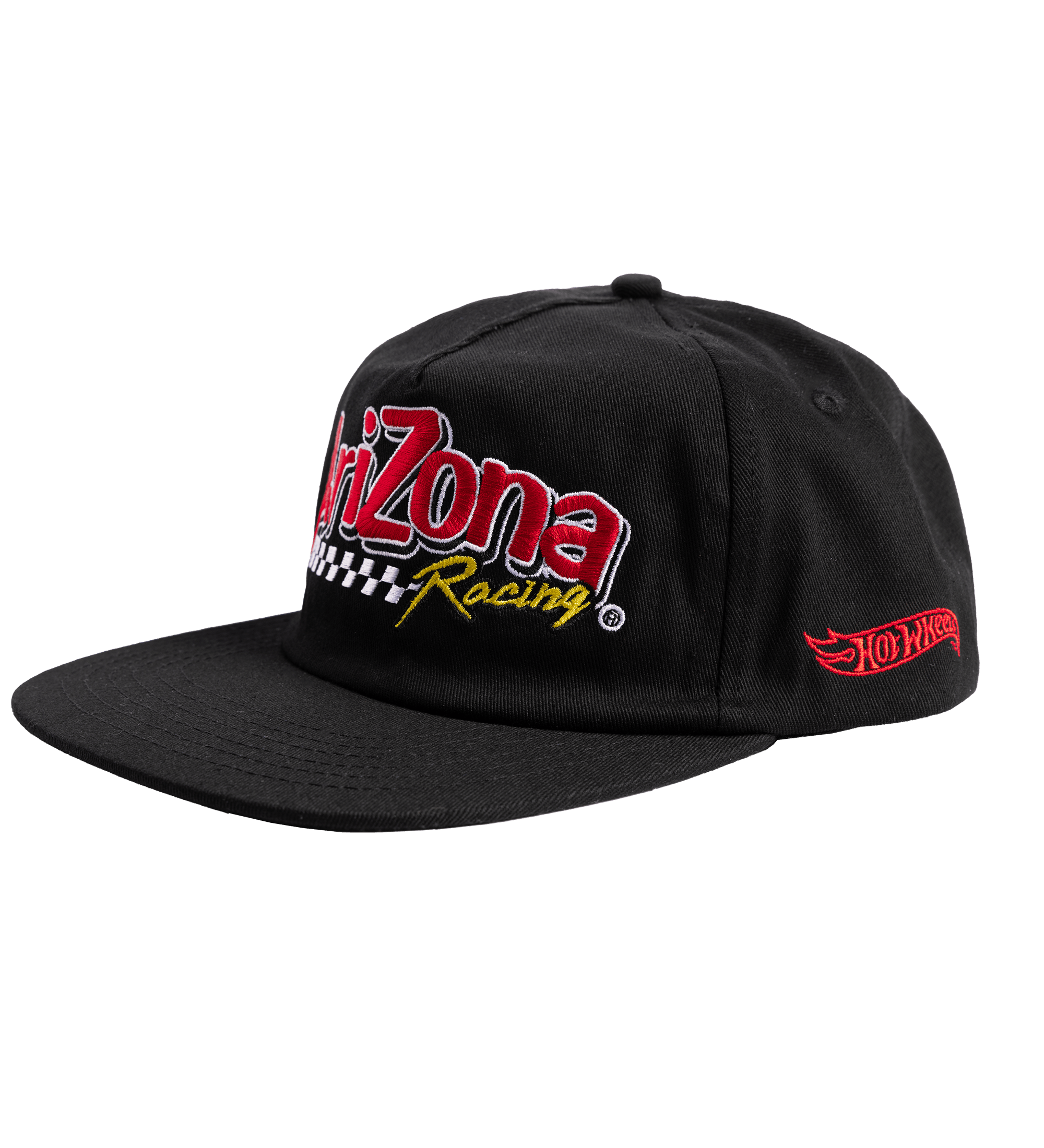 Black & Red Racing Snapback Hat