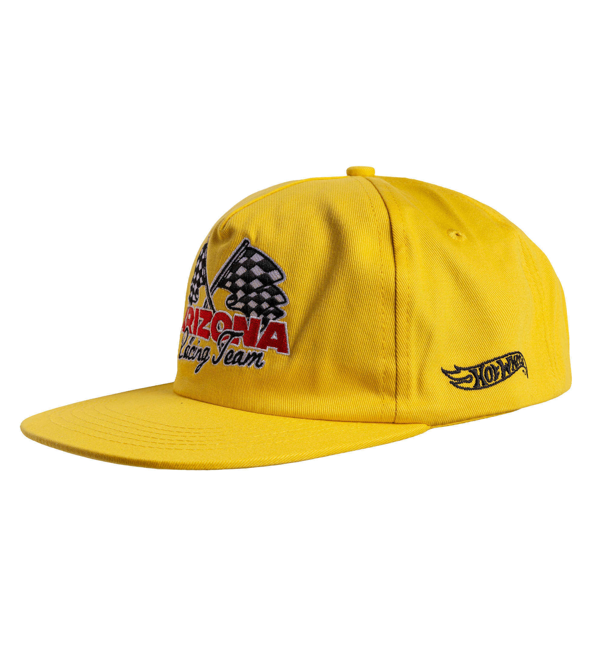 Yellow Racing Team Snapback Hat