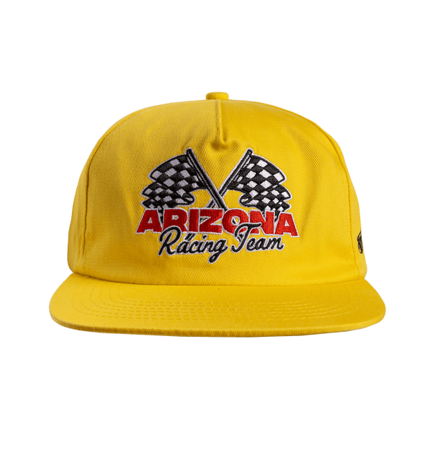 Yellow Racing Team Snapback Hat
