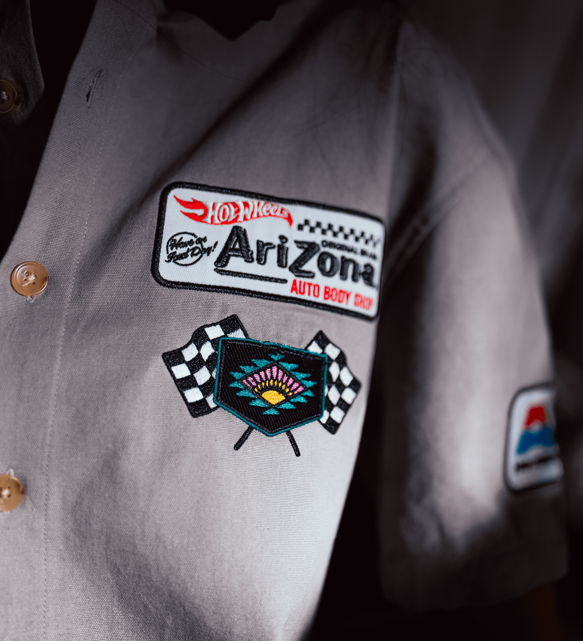 Gray Body Shop Mechanic Shirt