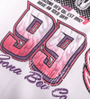 White & Purple Race Car T-Shirt
