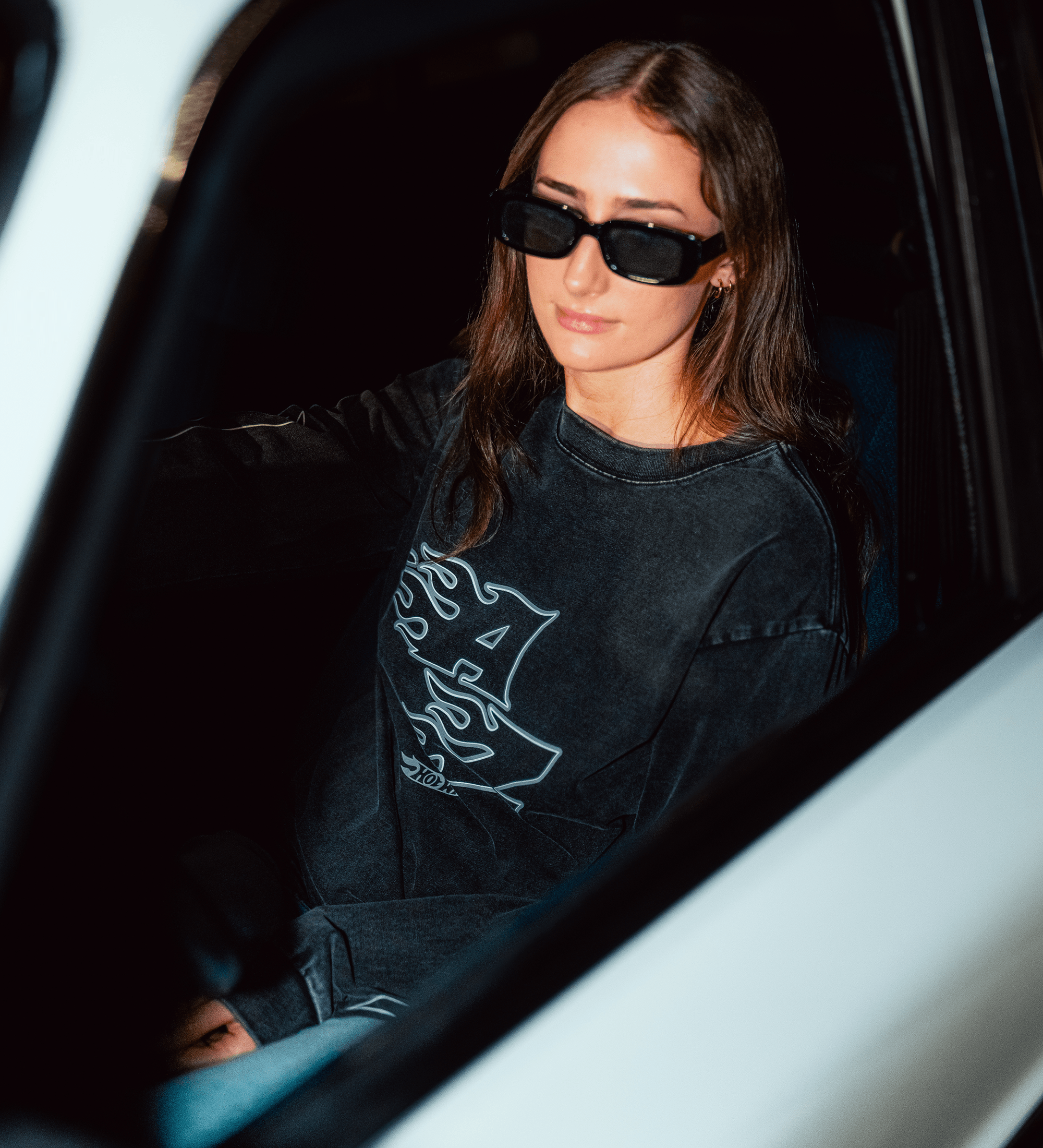 Black Racing Team Long-Sleeve T-Shirt