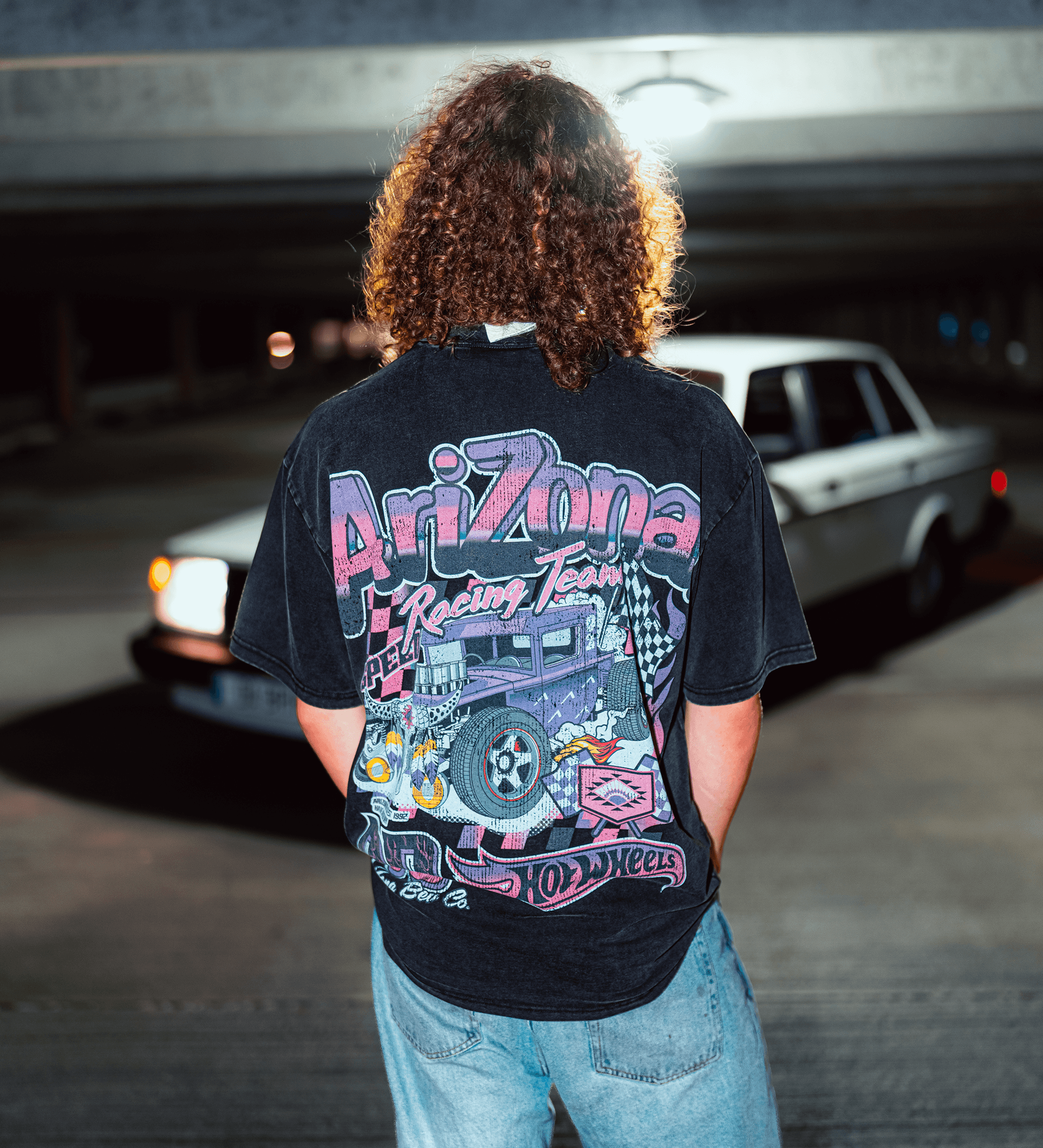 Black & Purple Race Car T-Shirt