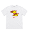 White & Red Race Car T-Shirt
