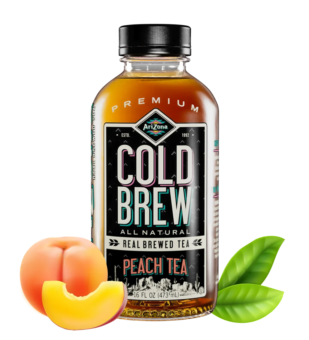 Cold Brew Peach Tea 16oz