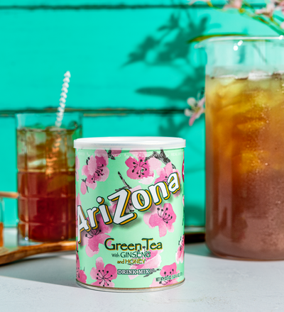 AriZona Green Tea Canister Mix Lifestyle