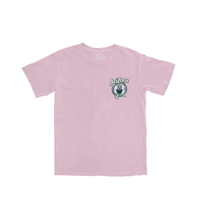 Arizona green tea drip shirt youth front view pink 1