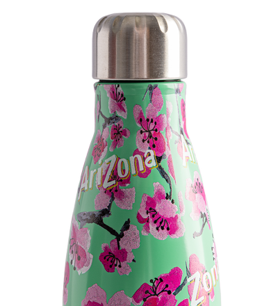 Arizona reusable bottle cherry blossom detail