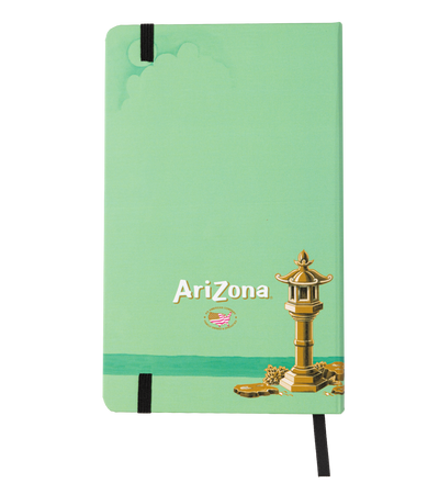 Arizona notebook green tea back