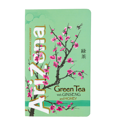 Arizona notebook green tea front