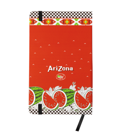 Arizona notebook watermelon back