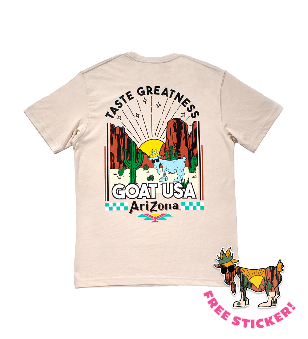 AriZona x GOAT USA Desert T-Shirt