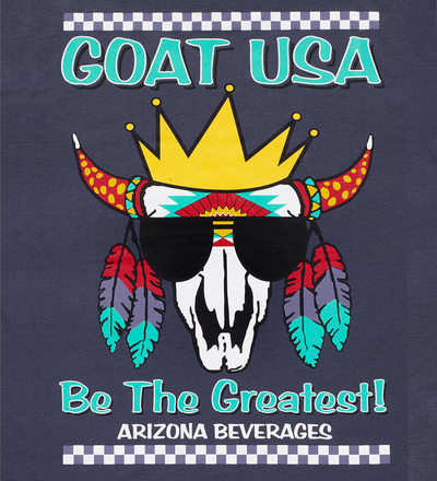 AriZona x GOAT Skull T-Shirt back Detail