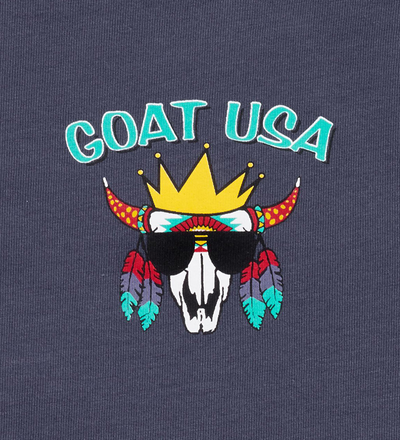 AriZona x GOAT Skull T-Shirt Front Detail