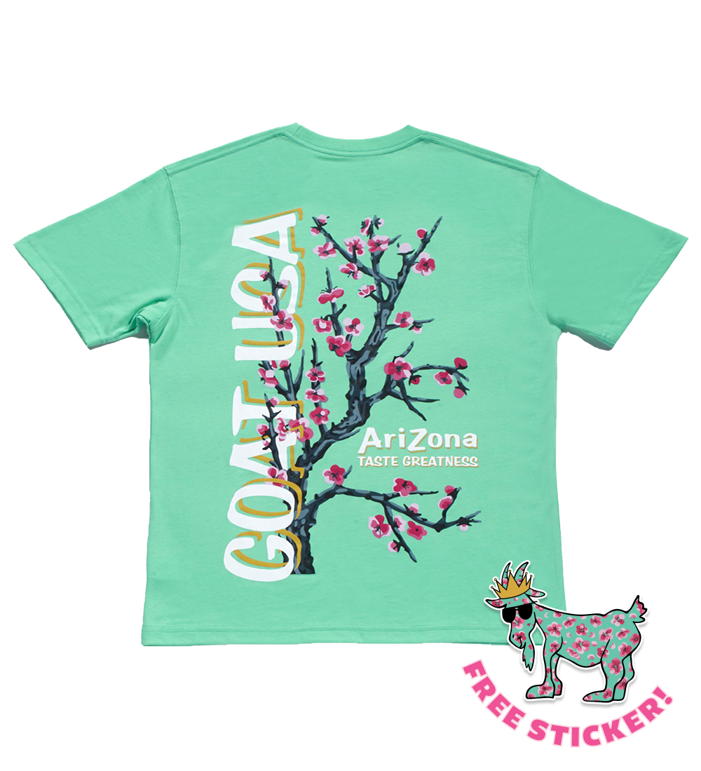 AriZona x GOAT USA Cherry Blossom T-Shirt