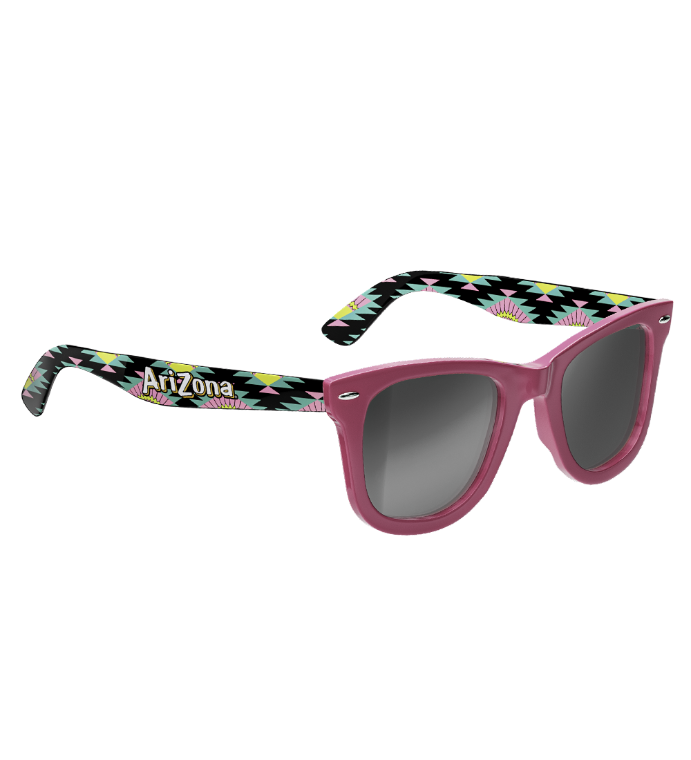 AriZona Pink Split Sun Sunglasses