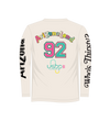 Arizonaland jersey 92 longsleeve gradient ivory back