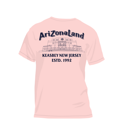 Arizonaland t shirt lightpink back