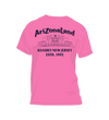 Arizonaland t shirt neon pink back